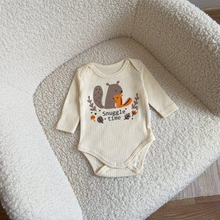 Бодік з інтерлоку "Snuggle Time" айворі 62 розмір 2057-SNUG-АЙ фото