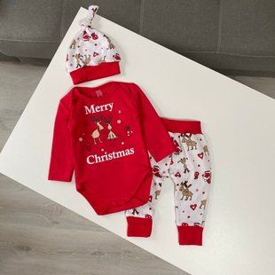 Костюм новогодний "Merry Christmas" 80 размер 1956 фото