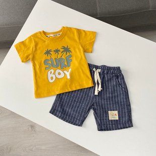 Костюм для мальчика &laquo;Surf boy&raquo; жёлтый 74 размер 1858 фото