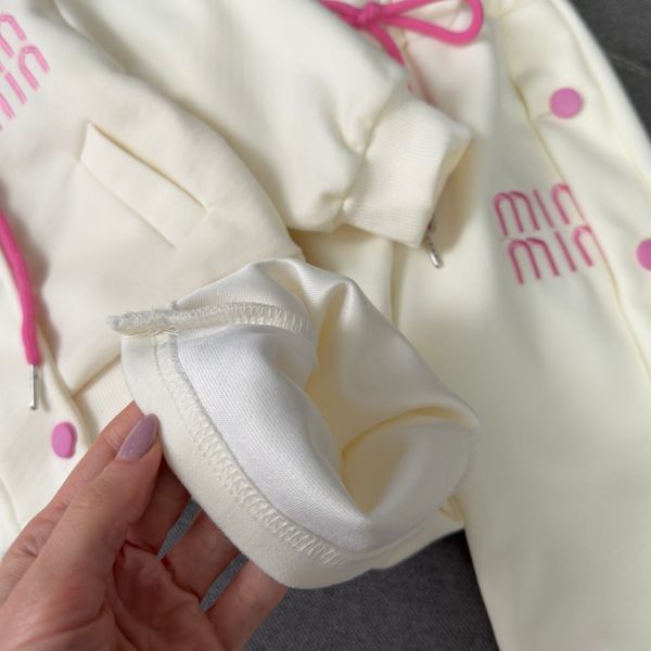 Костюм для девочки "Miu Miu" молочный 86 размер 2013 фото
