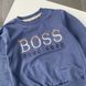 Костюм из двухнитки &laquo;BOSS&raquo; синий 92 размер 1974-СИН фото 2