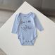 Бодик "Dad+me" голубой 62 размер 1690 фото 1