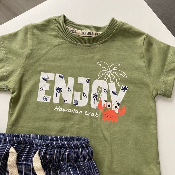 Костюм для хлопчика &laquo;Enjoy&raquo; хакі 74 розмір 1596 фото